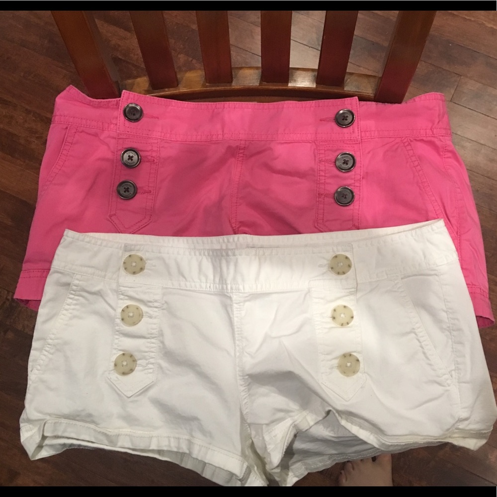 Two pair of express sailor shorts